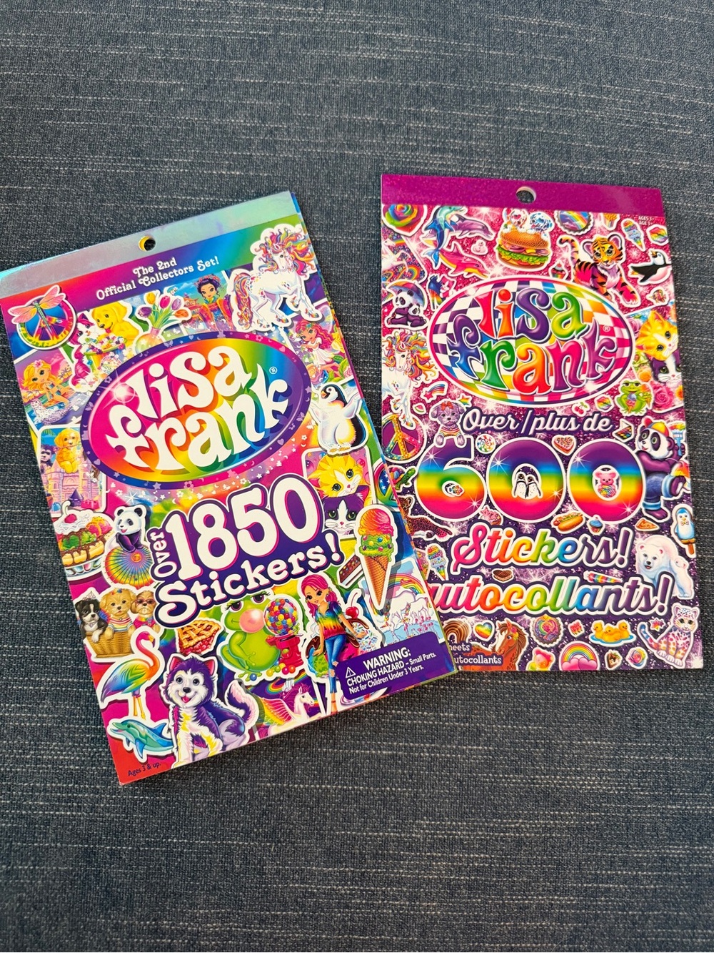 Lisa Frank Sticker Lot 2450+ Stickers Unused 16 Sheets Journal Scrapbook